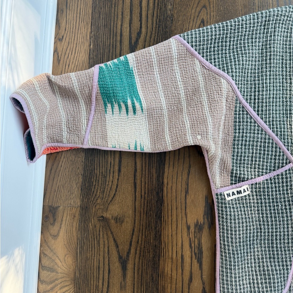 Namai: The Ladhiya Quilted Patchwork Kantha - Picture 4 of 13